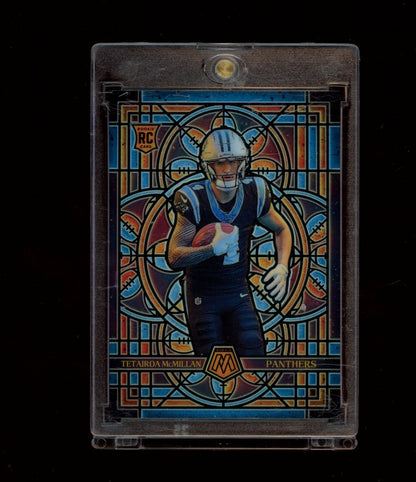 2025 Panini Mosaic #3 Tetairoa McMillan Stained Glass