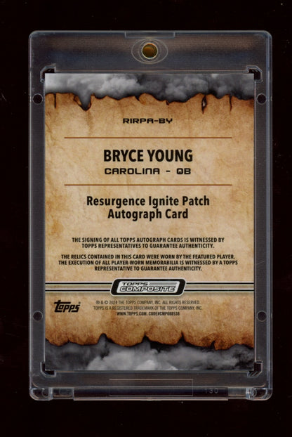 2023 Topps Composite #RIRPA-BY Bryce Young Resurgence Orange Power #/25