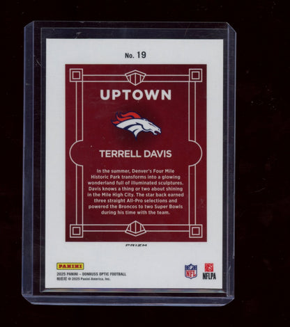 2025 Donruss Optic #19 Terrell Davis Uptown
