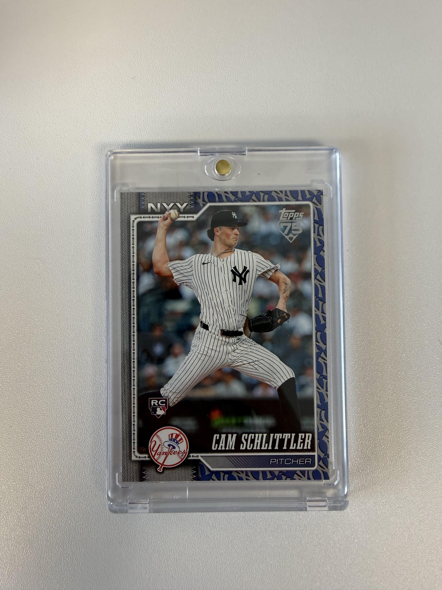 2026 Topps #111 Cam Schlittler Team Color Border