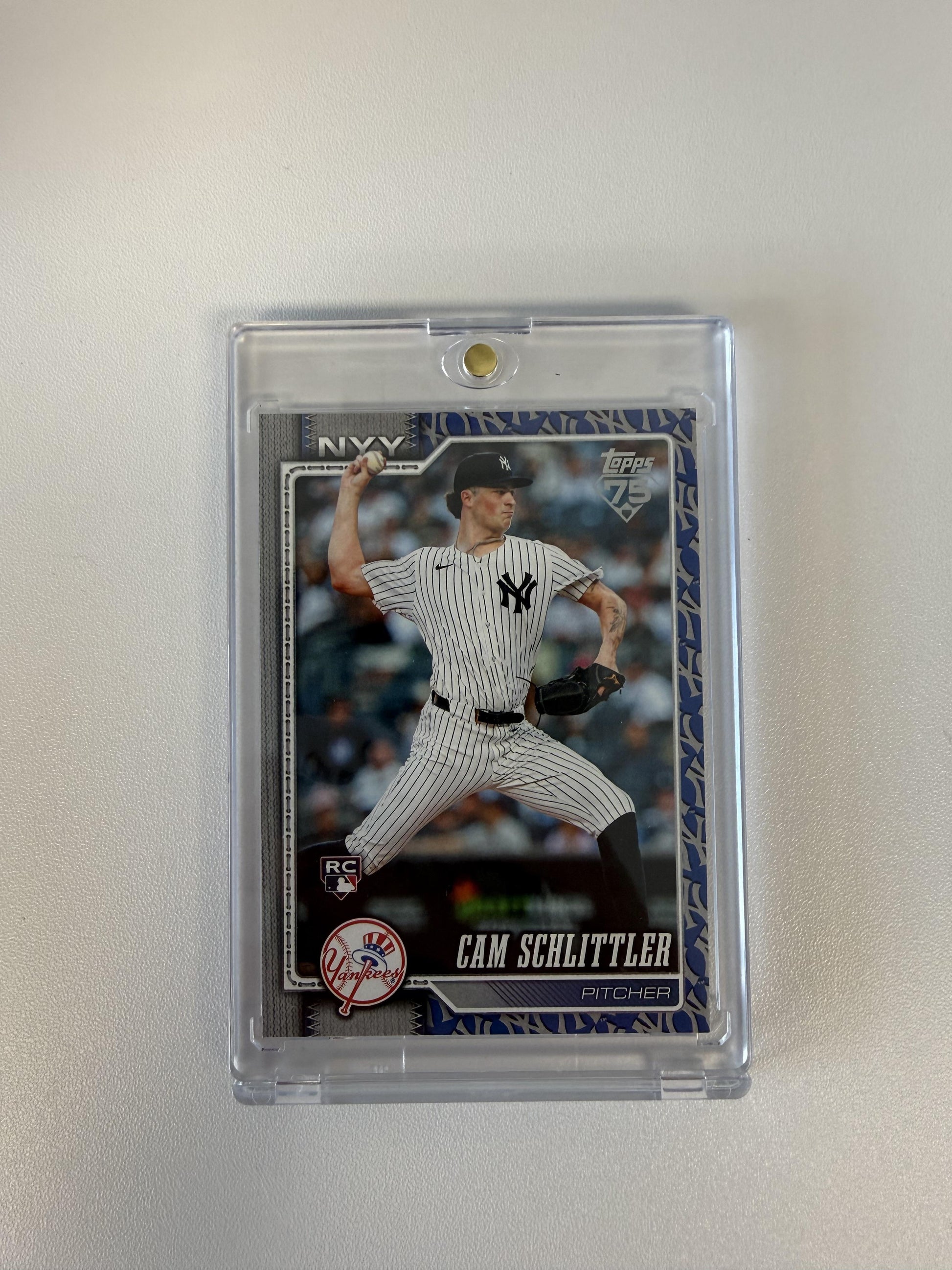 2026 Topps #111 Cam Schlittler Team Color Border