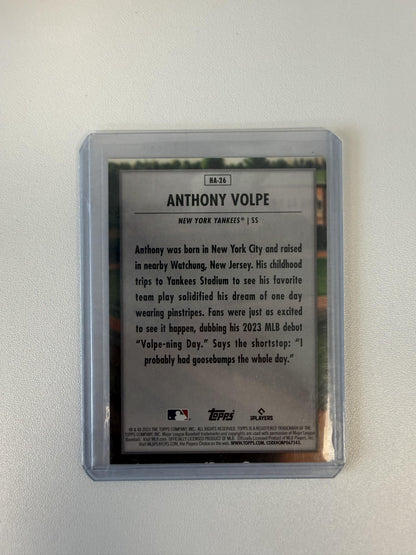 2023 Topps Update #HA-26 Anthony Volpe Home Field Advantage