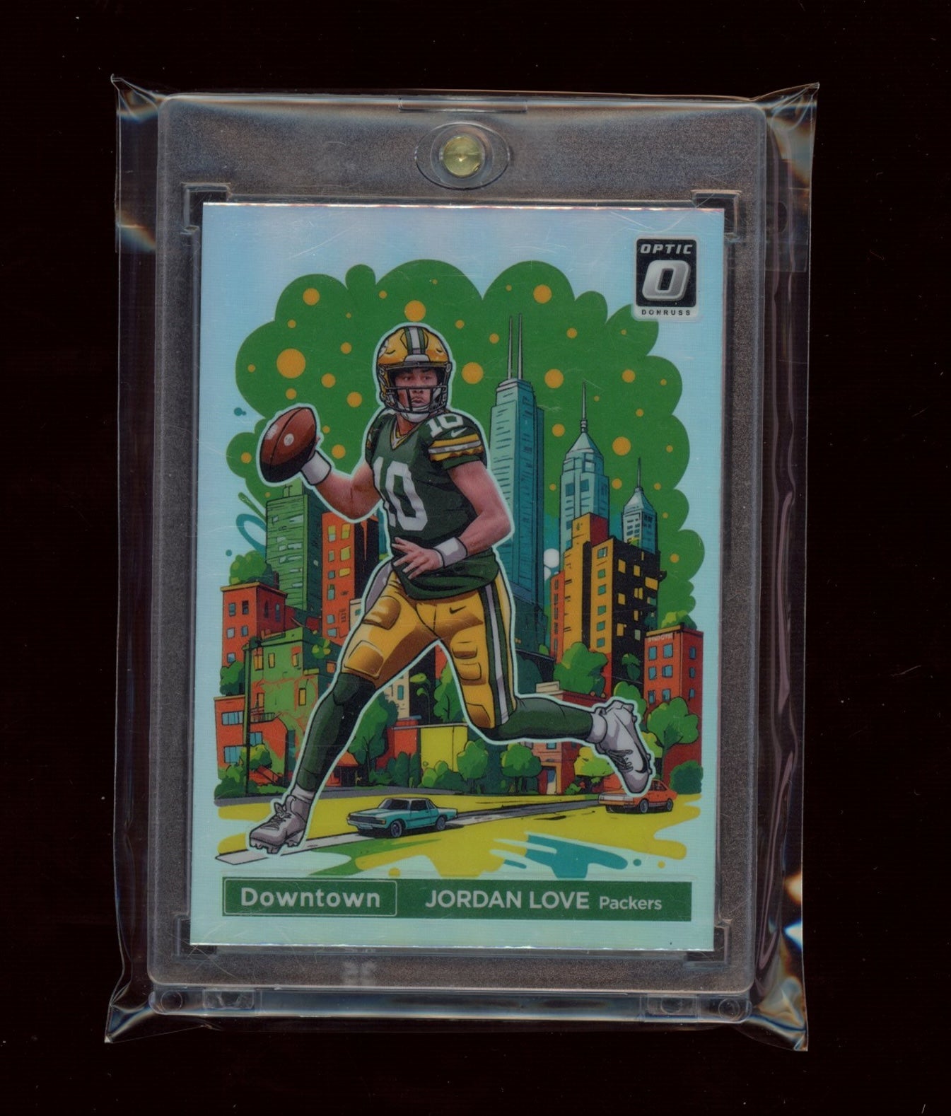2024 Donruss Optic #5 Jordan Love Downtown!
