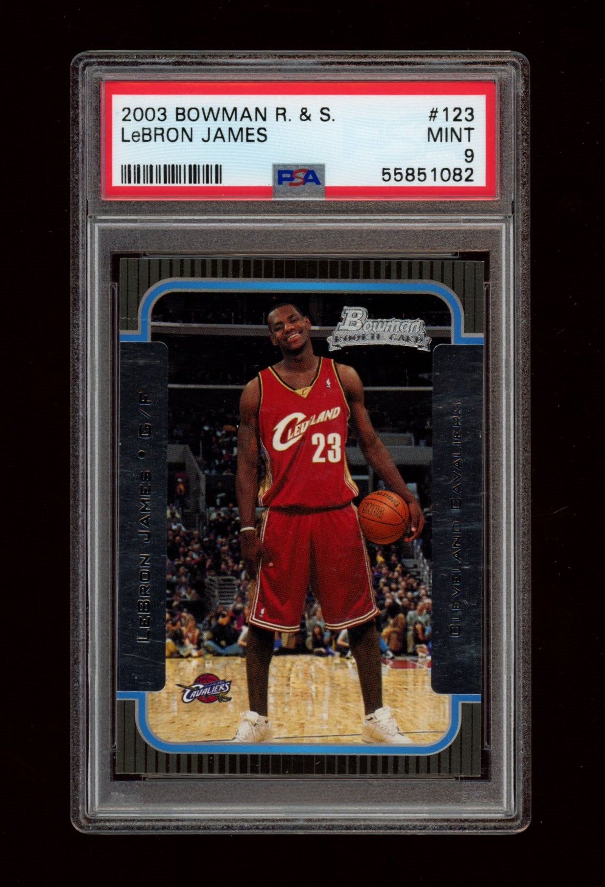 2003 Bowman Rookies & Stars #123 Lebron James PSA 9
