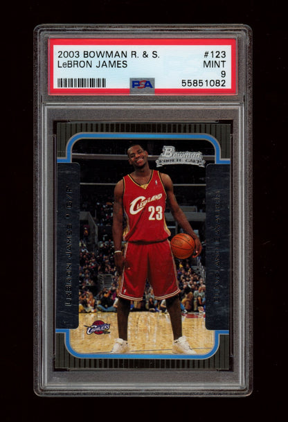 2003 Bowman Rookies & Stars #123 Lebron James PSA 9