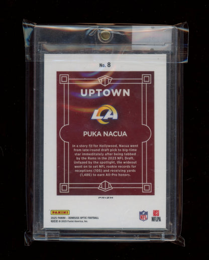 2025 Donruss Optic #8 Puka Nacua Uptown