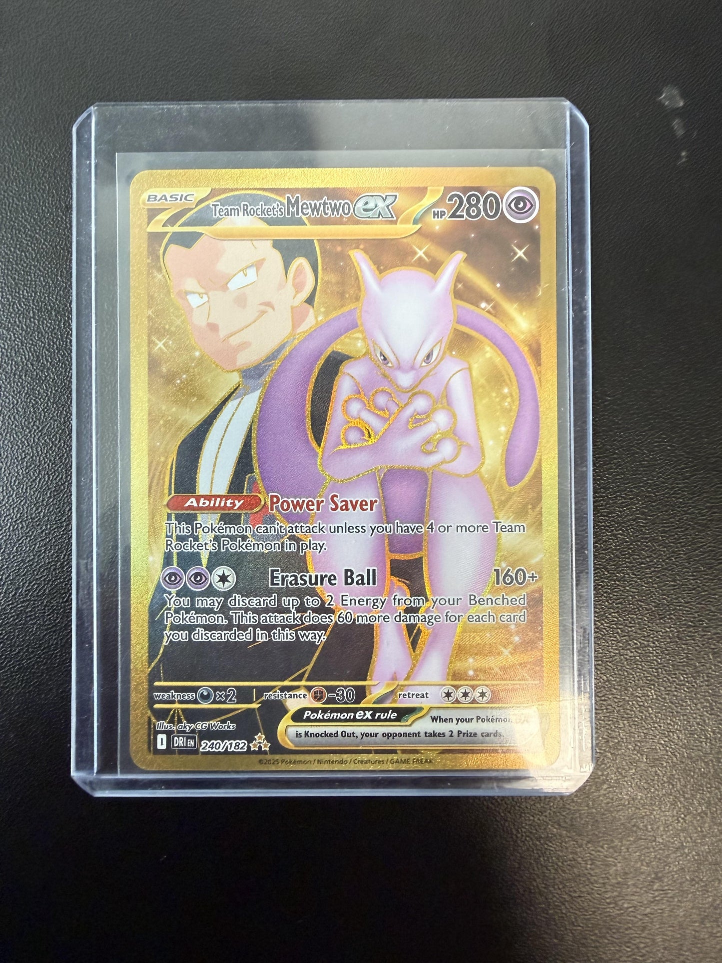 SV10: Destined Rivals #240/182 Team Rocket's Mewtwo ex