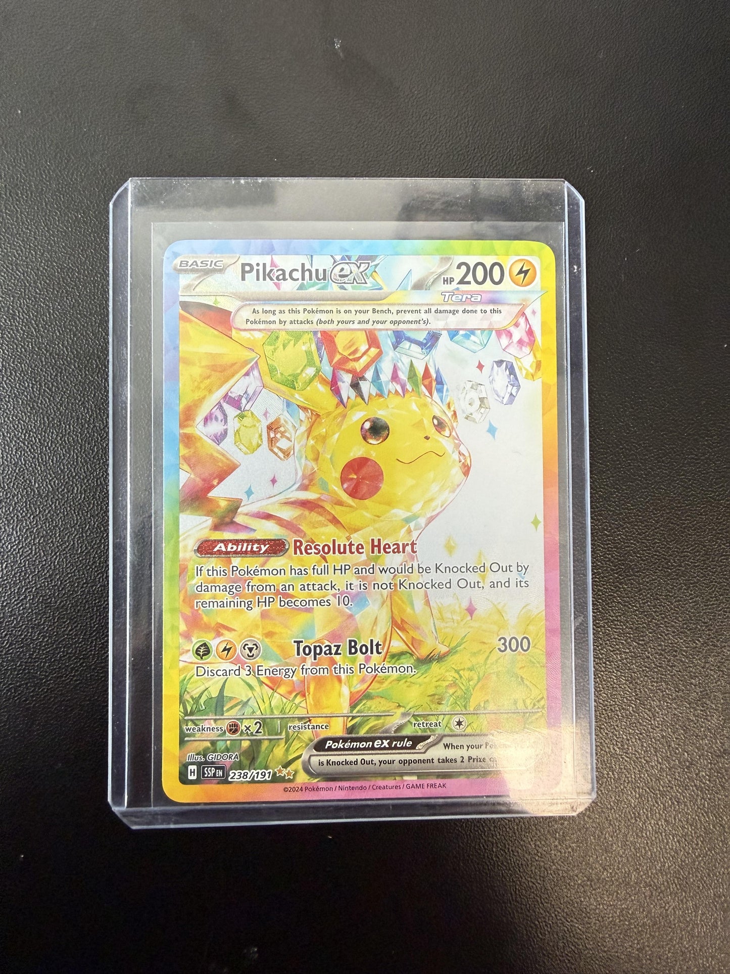 SV08: Surging Sparks #238/191 Pikachu ex