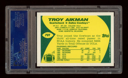 1989 Topps Traded #70T Troy Aikman PSA 10