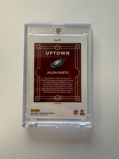 2025 Donruss Optic #9 Jalen Hurts Uptown