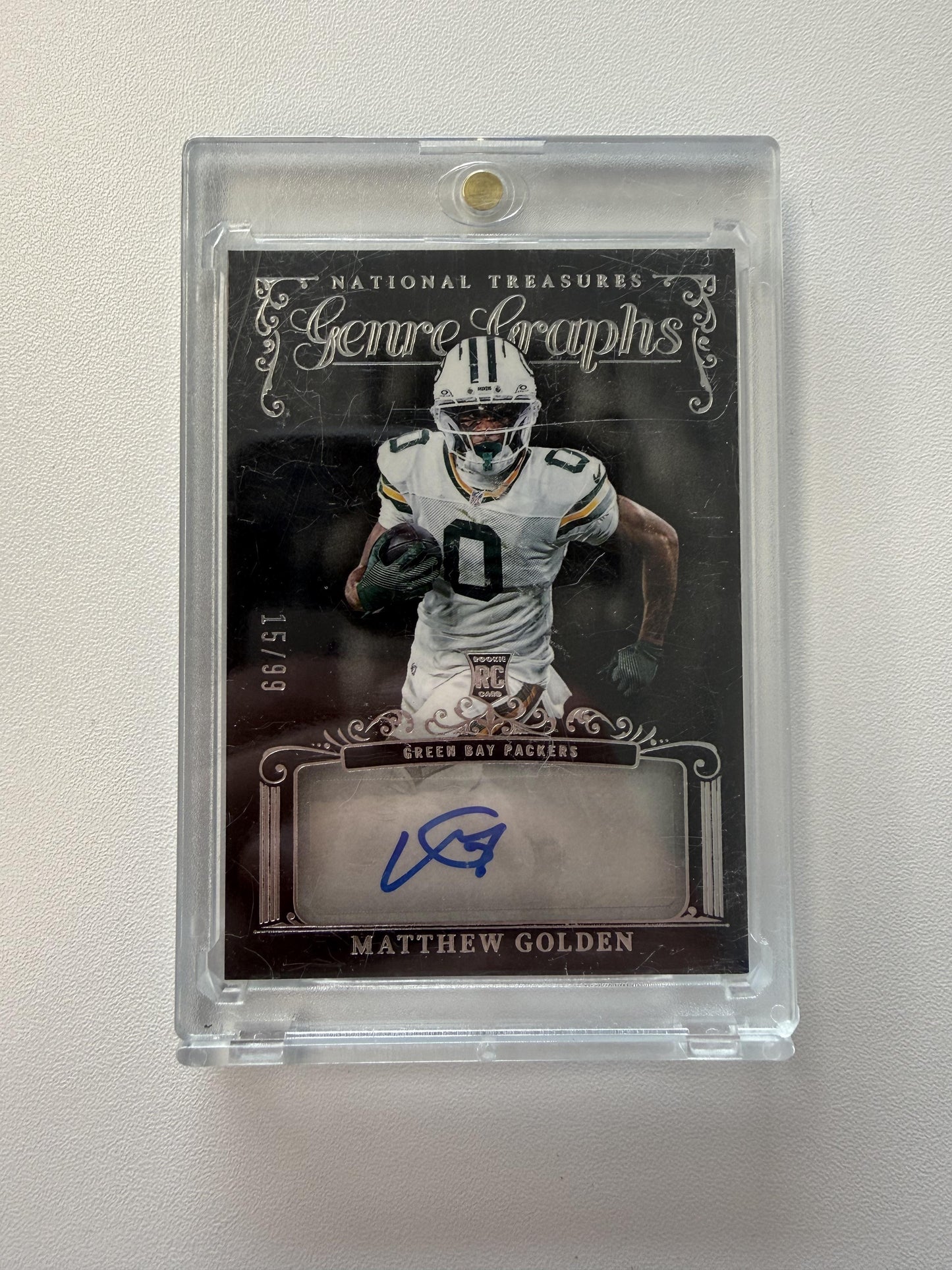 2025 Panini National Treasures #GG-MGN Matthew Golden Genre Graphs #/99