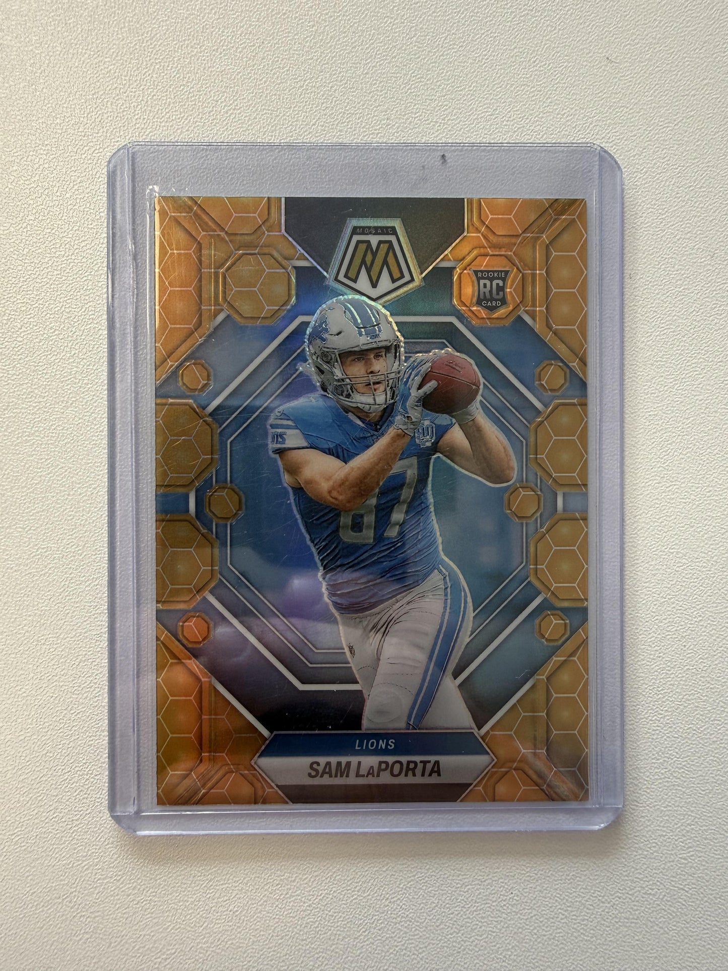 2023 Panini Mosaic #360 Sam LaPorta Honeycomb
