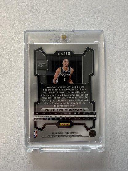 2023-24 Panini Prizm #136 Victor Wembanyama