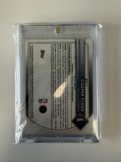 2025-26 Bowman #BCV-1 Cooper Flagg Chrome Fuchsia Refractor #/199