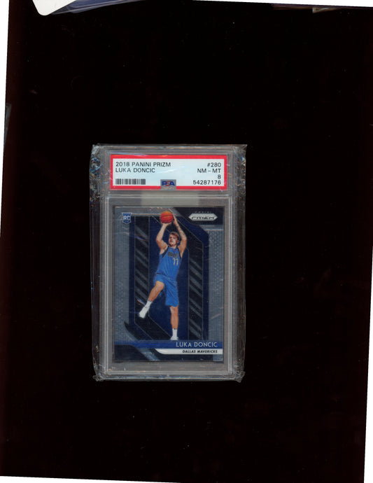 2018 Panini Prizm #280 Luka Doncic PSA 8