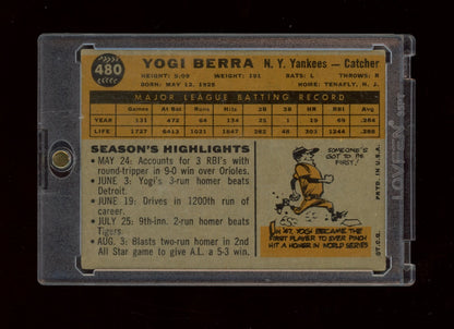 1960 Topps #480 Yogi Berra