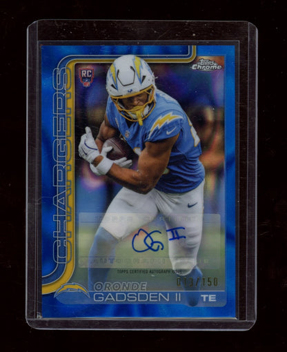 2025 Topps Chrome #RRA-OGII Oronde Gadsden Auto blue lava /150