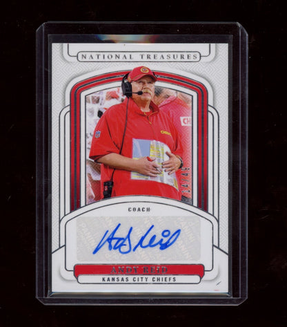 2024 Panini National Treasures #SIGS-ARD Andy Reid Signatures #/49