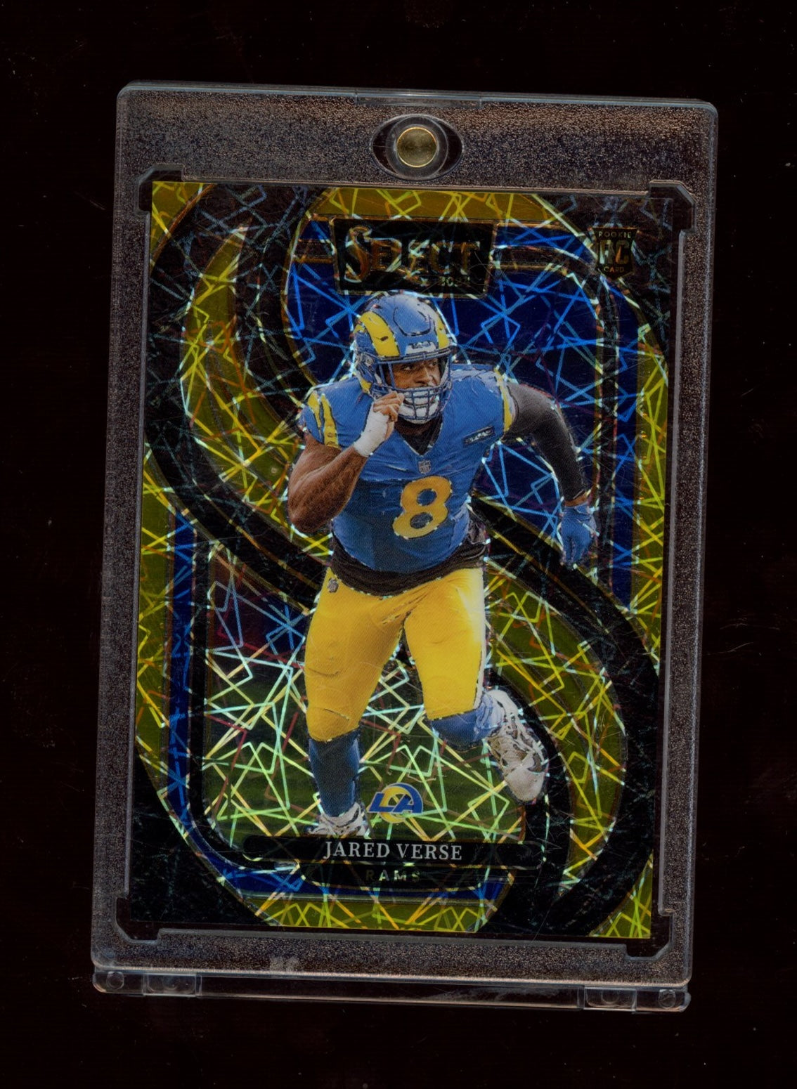 2024 Panini Select #132 Jared Verse Gold Prizm Shock #/10
