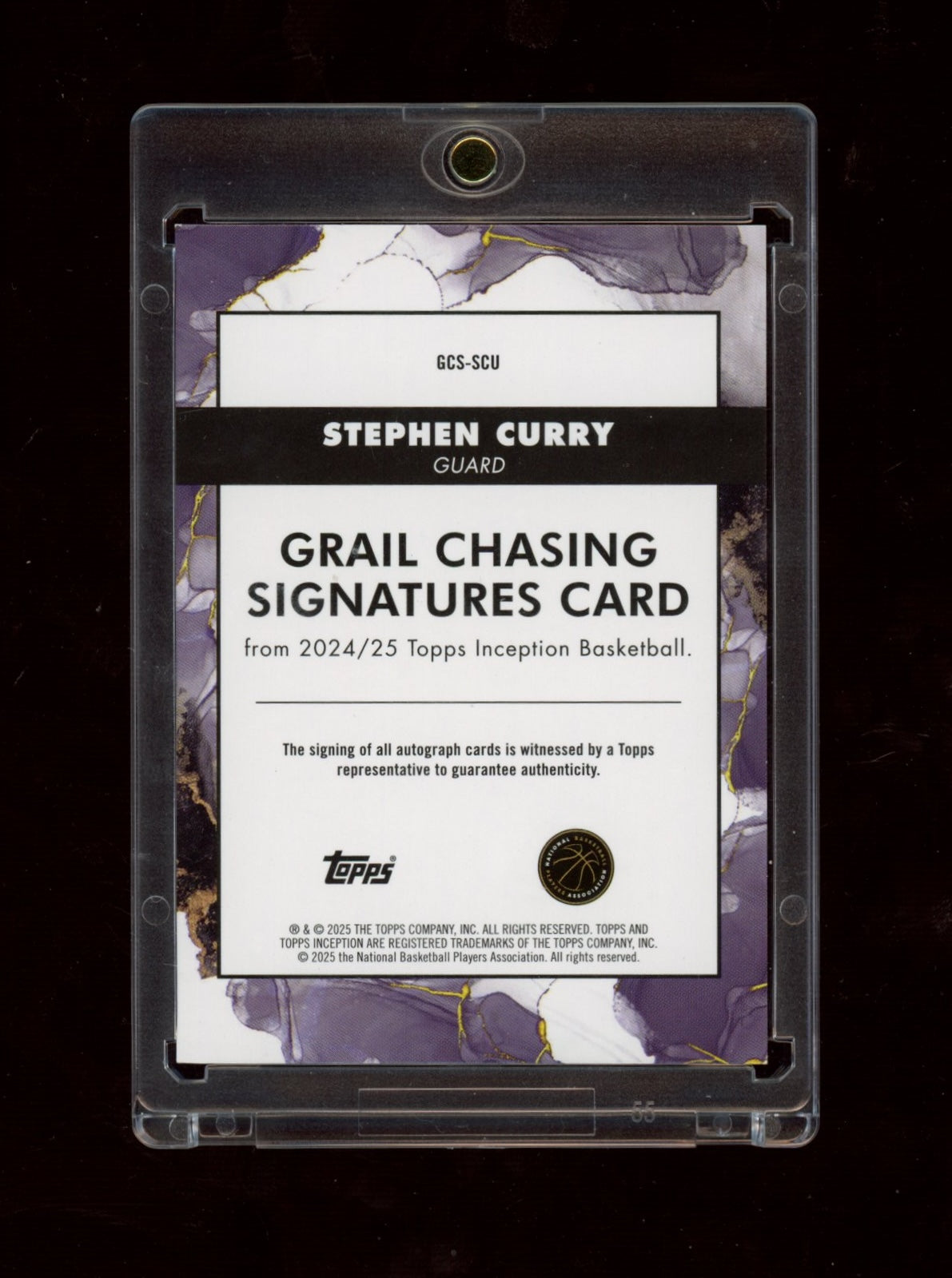 2024-25 Topps Inception #69 Stephen Curry Holo Gold #/50