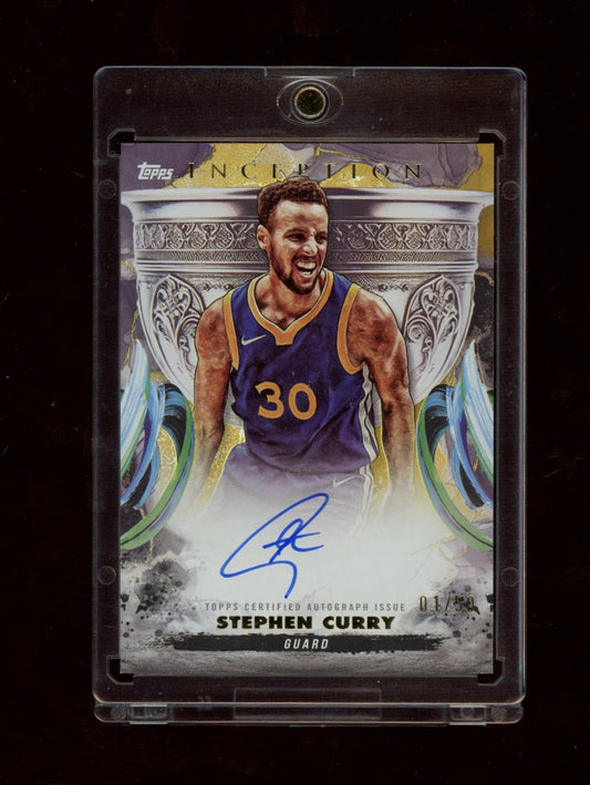 2024-25 Topps Inception #69 Stephen Curry Holo Gold #/50