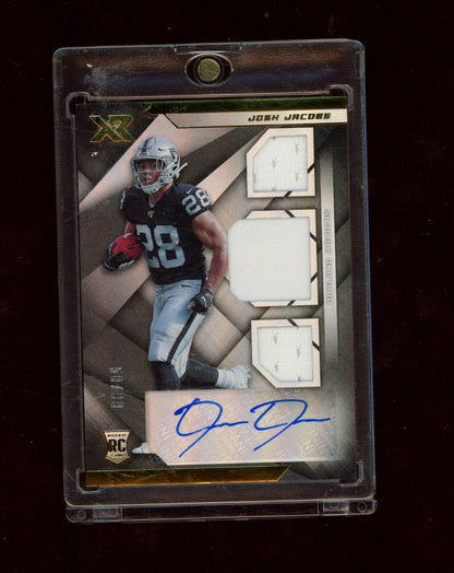 2019 Panini XR #206 Josh Jacobs RPA #/99