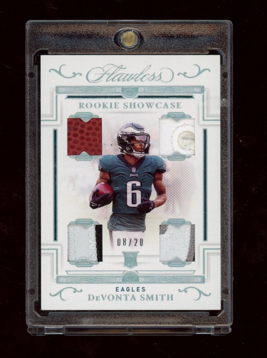 2021 Panini Flawless #RS7 DeVonta Smith Rookie Showcase Silver #/20