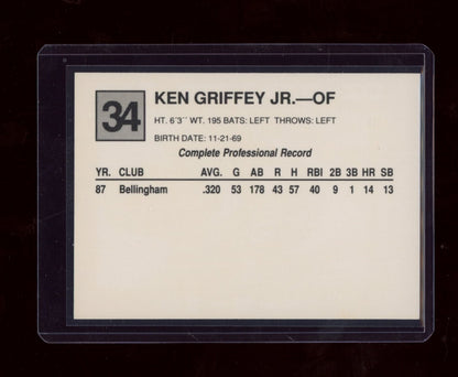 1988 Cal League #34 Ken Griffey Jr.