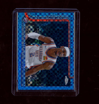 2025-26 Topps Chrome #141 Shai Gilgeous-Alexander Blue X-Fractor