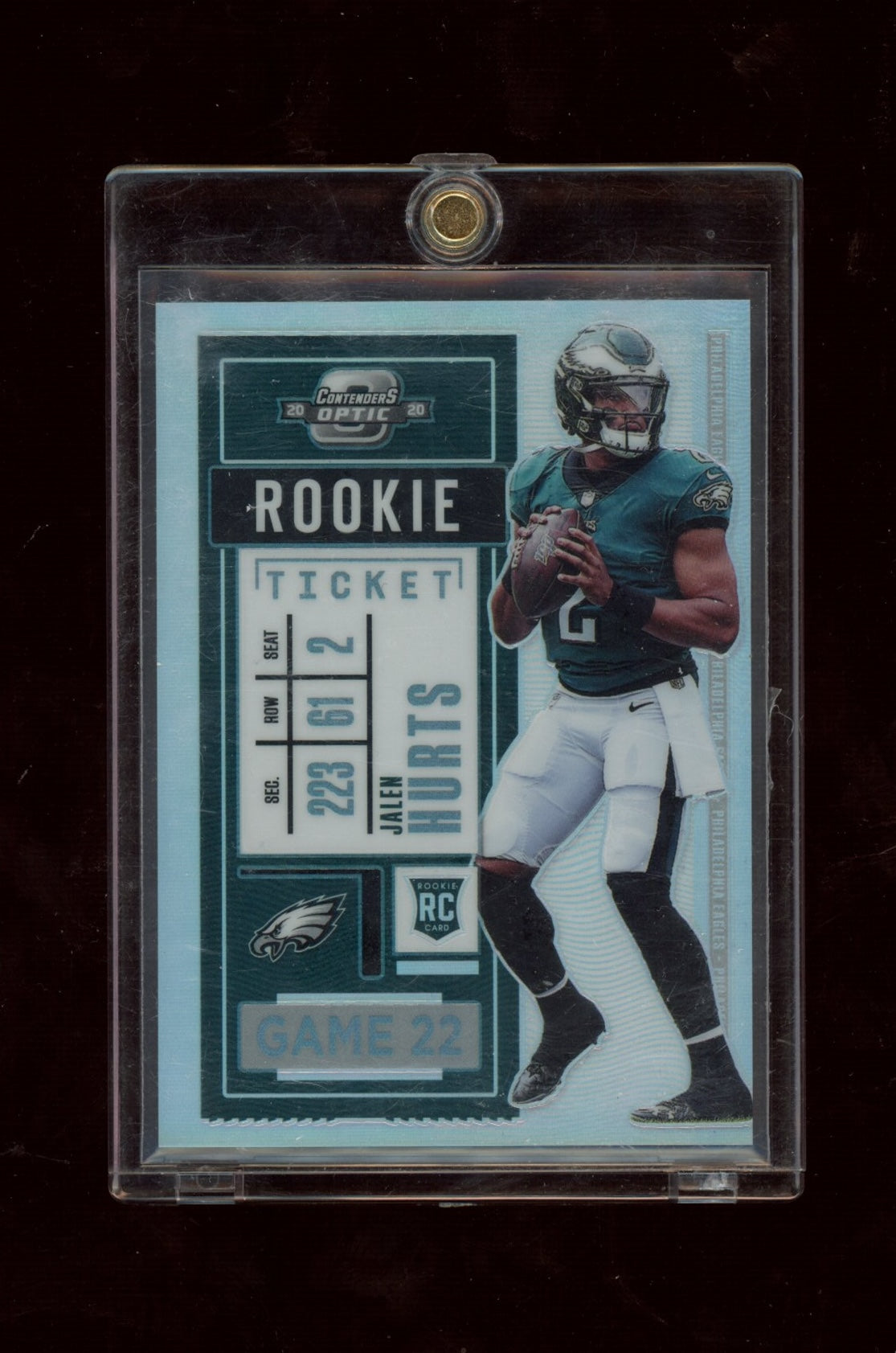 2020 Panini Contenders Optic Jalen Hurts Silver
