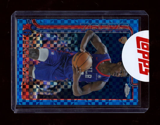 2025-26 Topps Chrome #253 VJ Edgecombe Blue X-Fractor