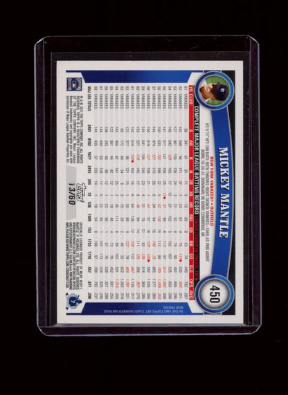 2011 Topps #450b Mickey Mantle Hope Diamond Anniversary #/60