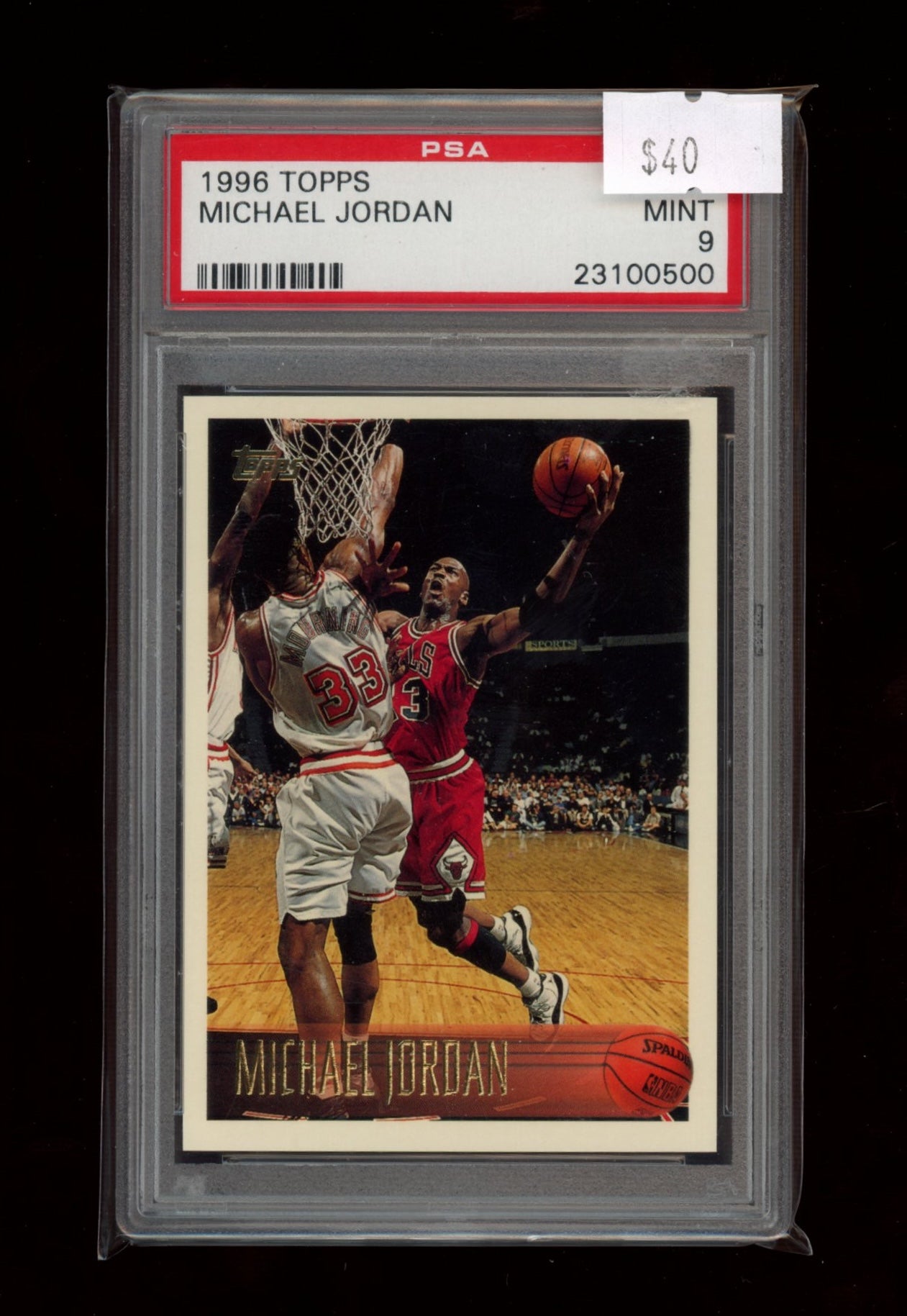 1996 Topps #139 Michael Jordan PSA 9