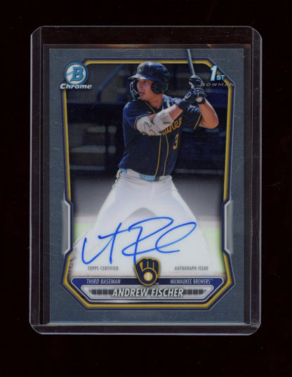 2026 Bowman #CPA-AF Andrew Fischer Chrome Prospects Autograph