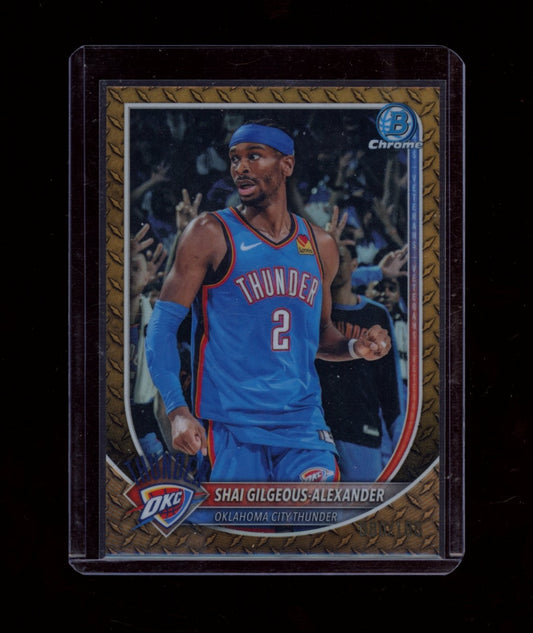 2025-26 Bowman #BCV-106 Shai Gilgeous-Alexander Metal Refractor #/100