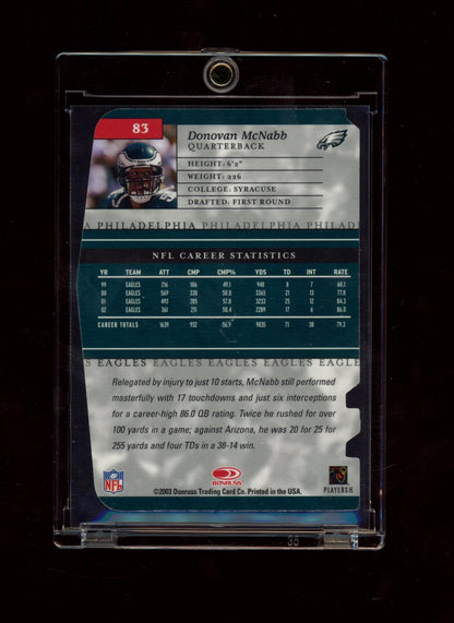 2001 Playoff Preferred #83 Donovan McNabb Chicago Collection #/5
