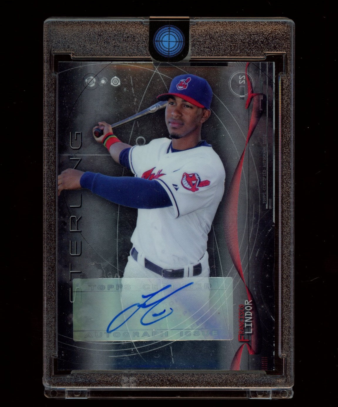 2014 Bowman Sterling #BSPA-FL Francisco Lindor Prospect Autographs
