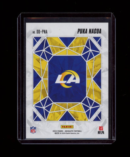 2024 Panini Absolute #DD-PNA Puka Nacua Draft Diamonds Gold /10