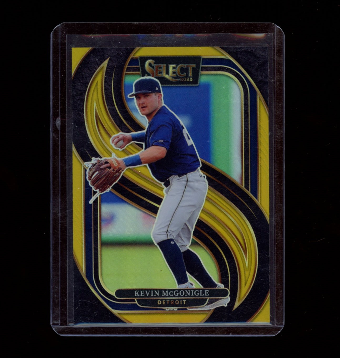 2025 Panini Select #124 Kevin McGonigle Gold Prizms #/10