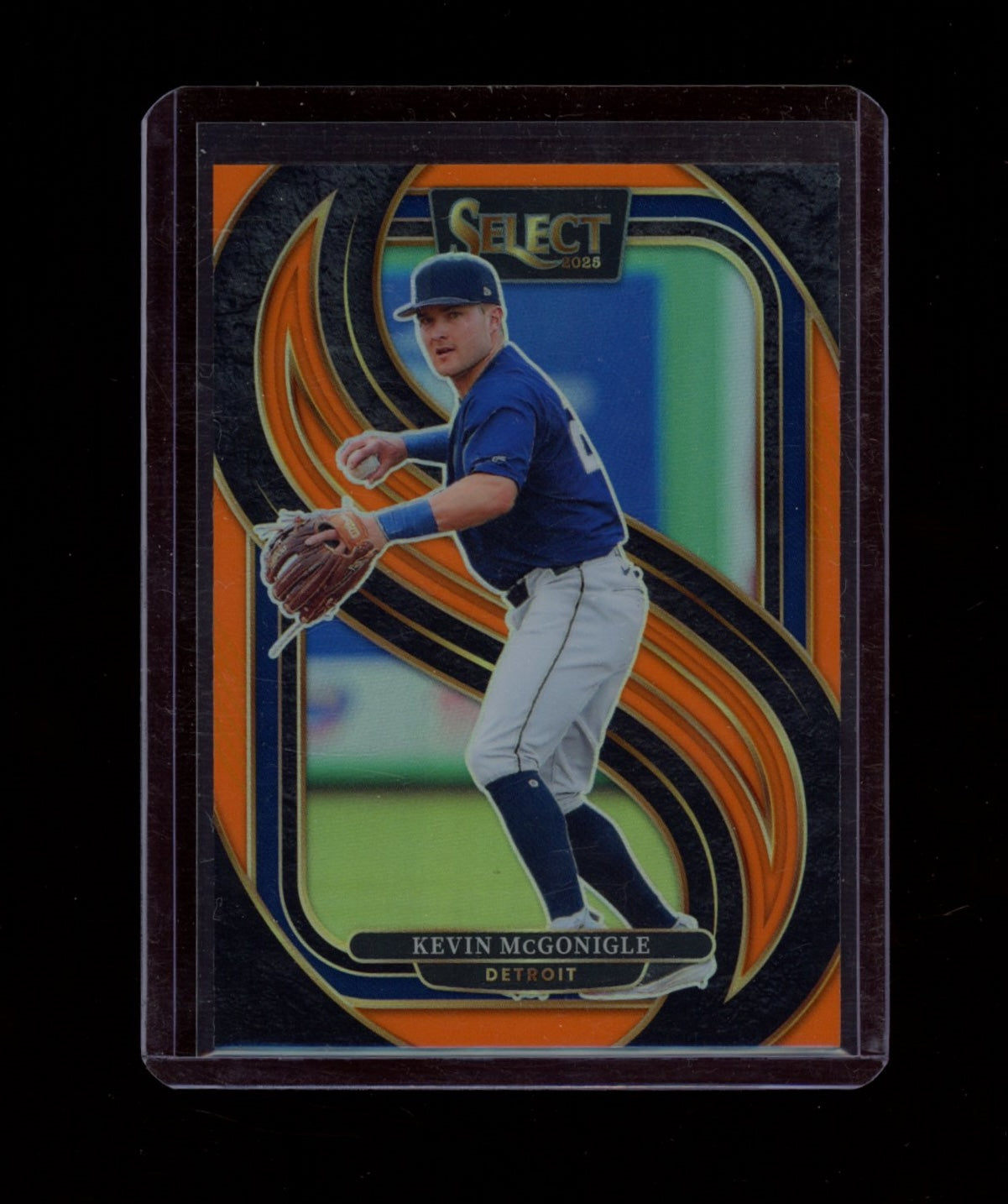 2025 Panini Select #124 Kevin McGonigle Orange Prizms #/49