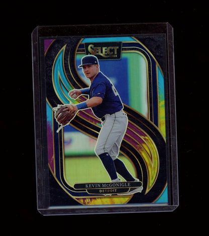 2025 Panini Select #124 Kevin McGonigle Tie-Dye Prizms #/25