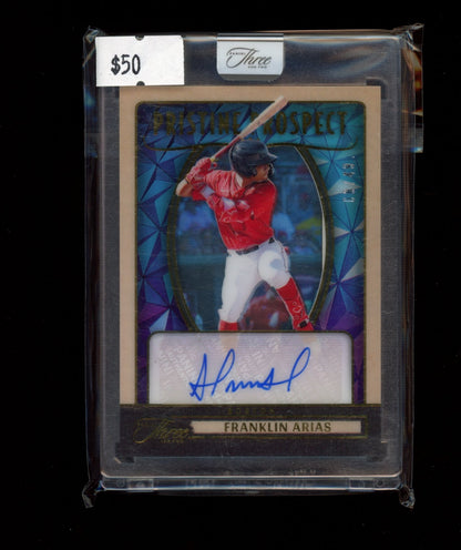 2025 Panini Three and Two #PPS-FA Franklin Arias Pristine Prospect Sig #/49