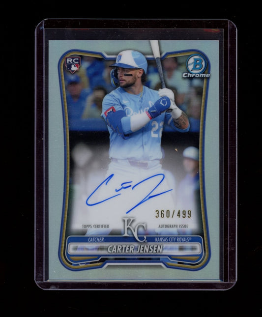2026 Bowman #CRA-CJ Carter Jensen Chrome RC Auto Refractor /499