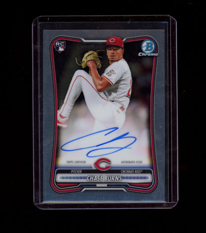 2026 Bowman #CRA-CB Chase Burns Chrome Rookie Autograph