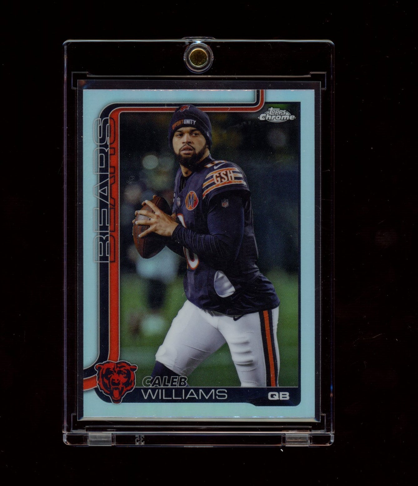 2025 Topps Chrome #52 Caleb Williams Topps Refractor Variation