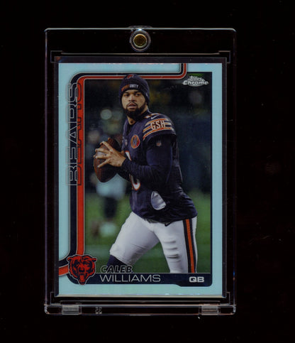 2025 Topps Chrome #52 Caleb Williams Topps Refractor Variation