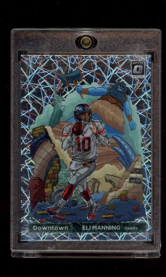 2022 Donruss Optic #DT-EM Eli Manning Downtown