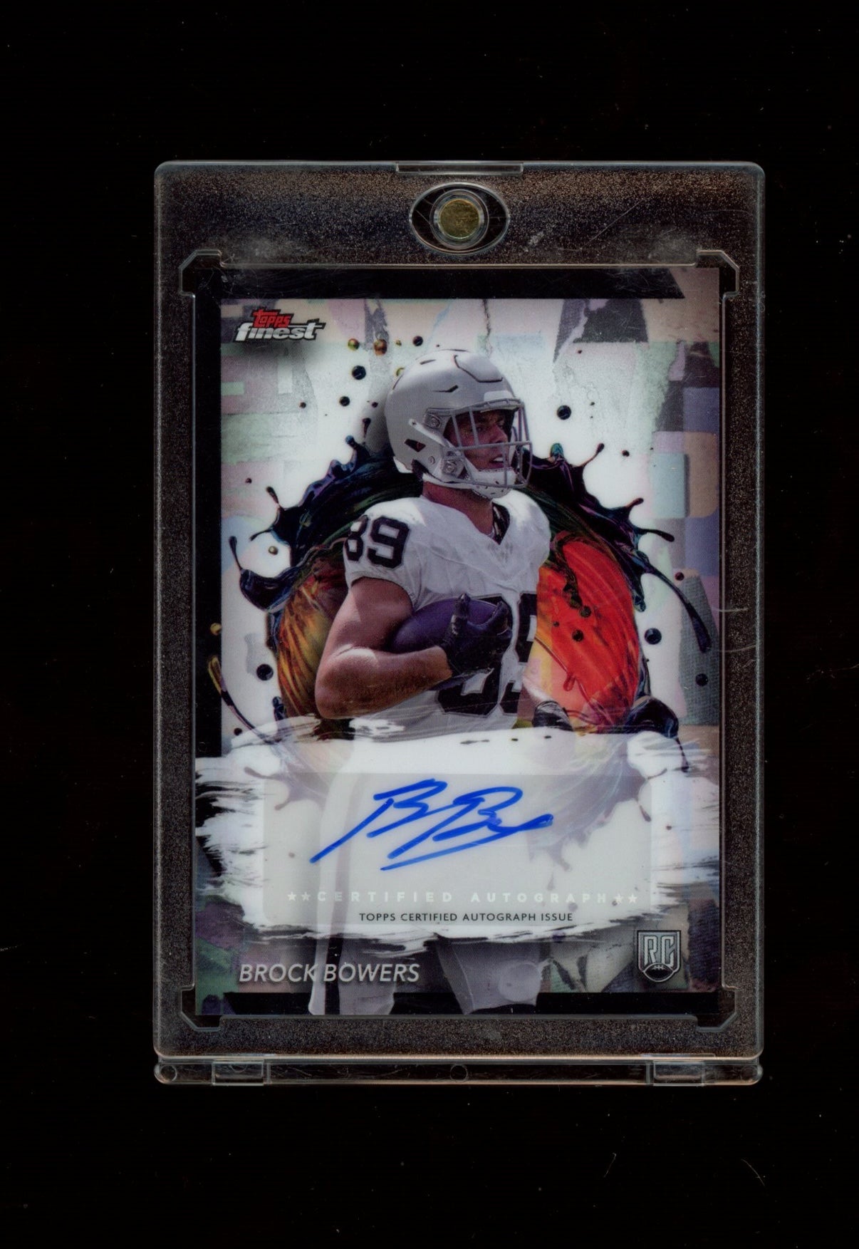 2024 Finest #RFA-BB Brock Bowers Rookie Finest Autographs