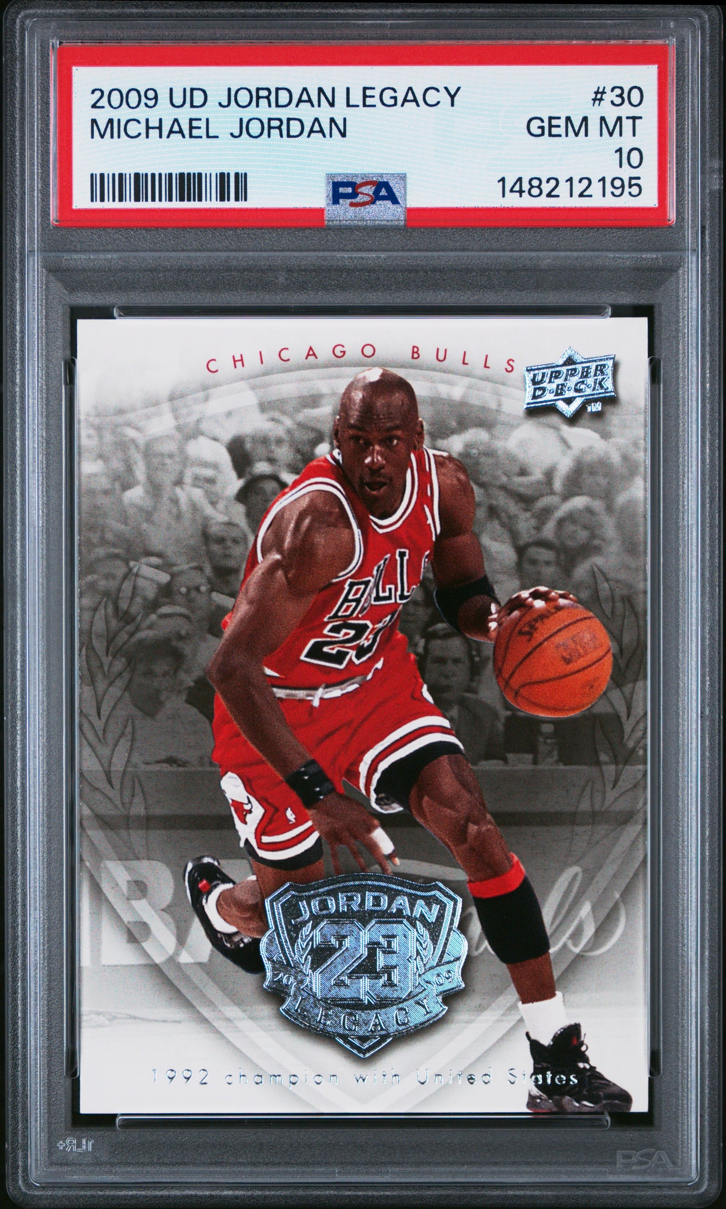 2009 Upper Deck Jordan Legacy #30 Michael Jordan PSA 10