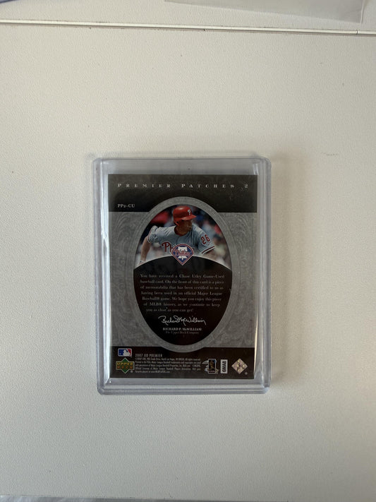 2007 Upper Deck Premier Patches Chase Utley /75
